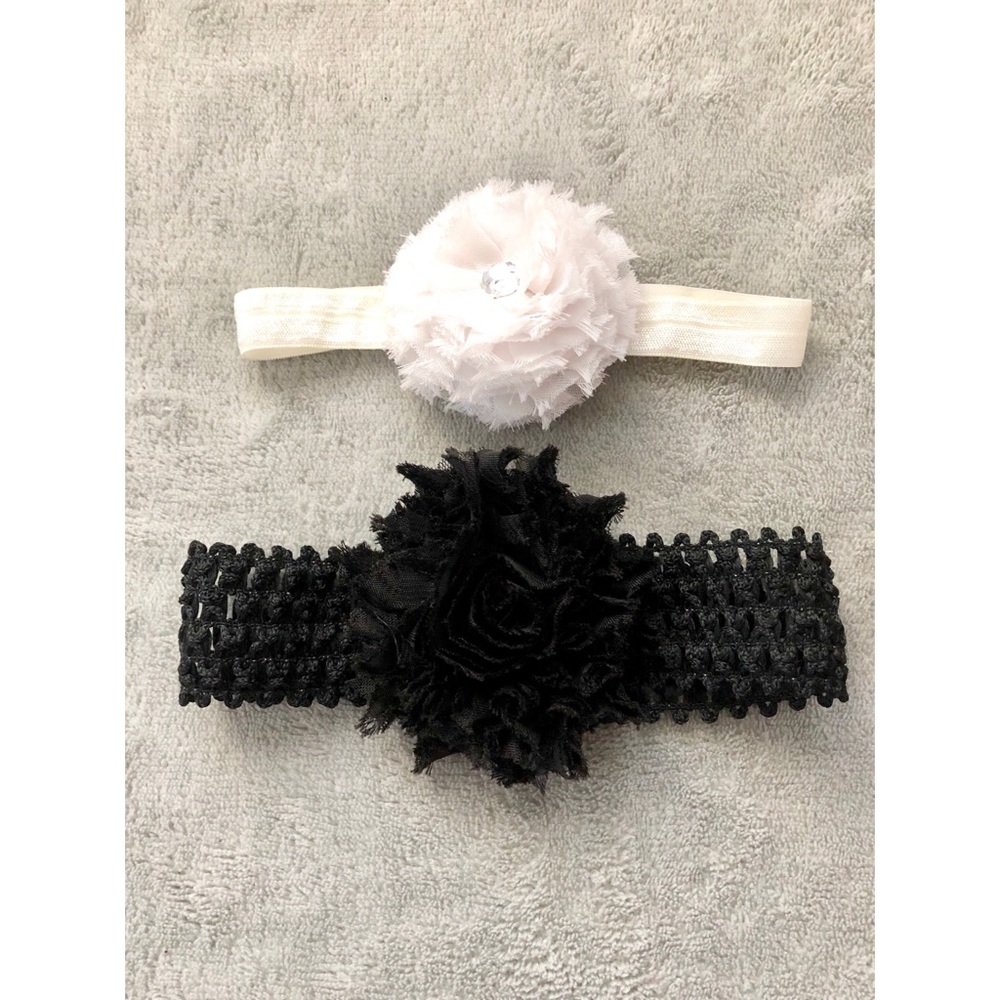 NWOT Baby Girl Headbands (2 Pairs)